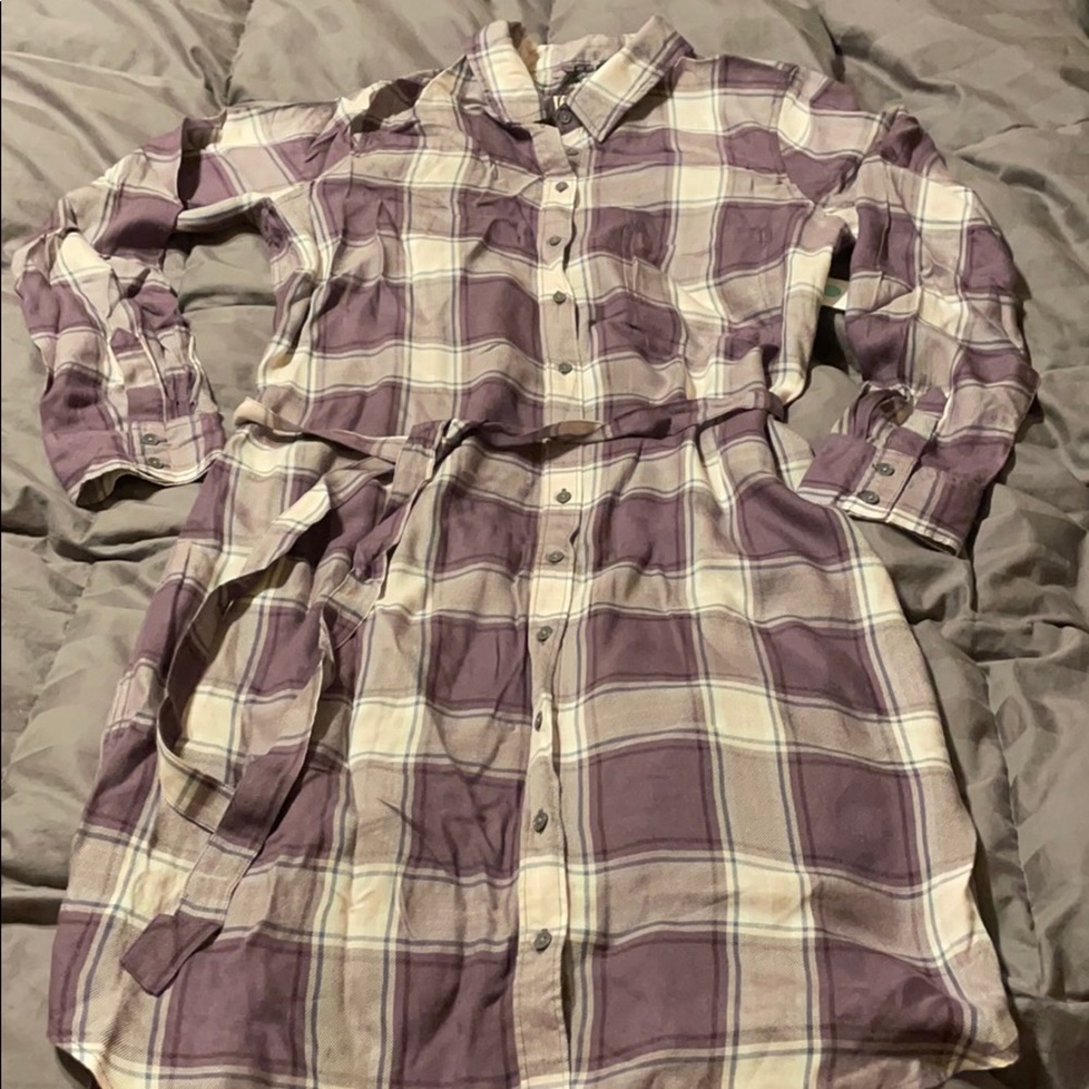 Cosmic Blue Love- Hayley Shirt Dress